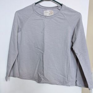 Jackson Rowe Soft Gray 🩶 Slightly Cropped Top Size XS